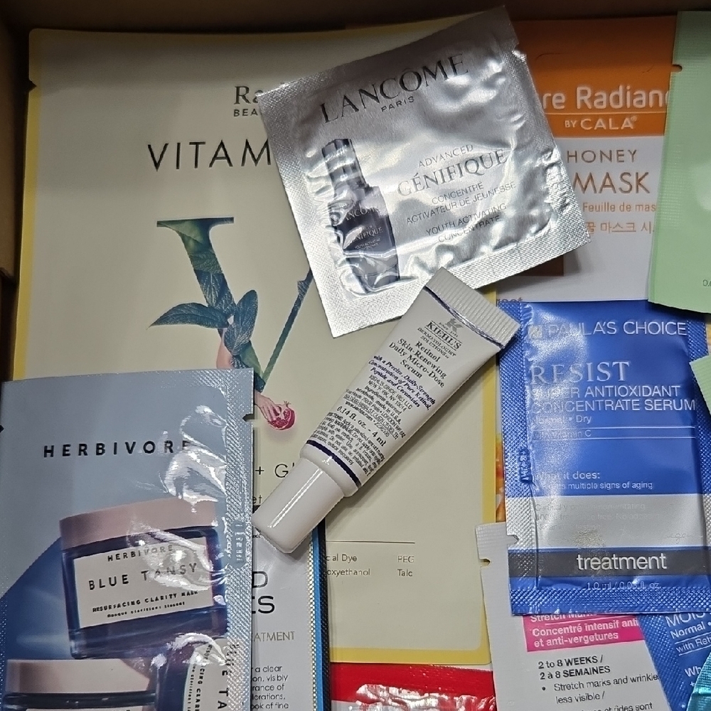 40+ Samples Kiehls Lancome Herbivore Glow Recipe Clarins Korean Skincare NEW - Picture 3 of 10